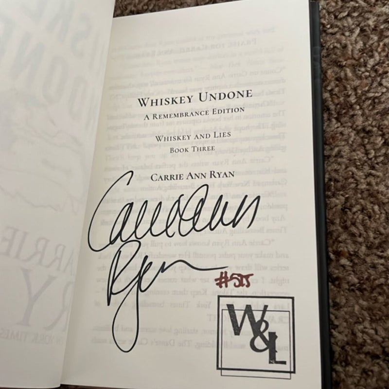 Whiskey Undone