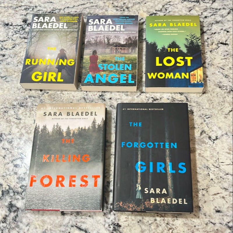 Lot of 5 Sara Blaedel - Louise Rick Series