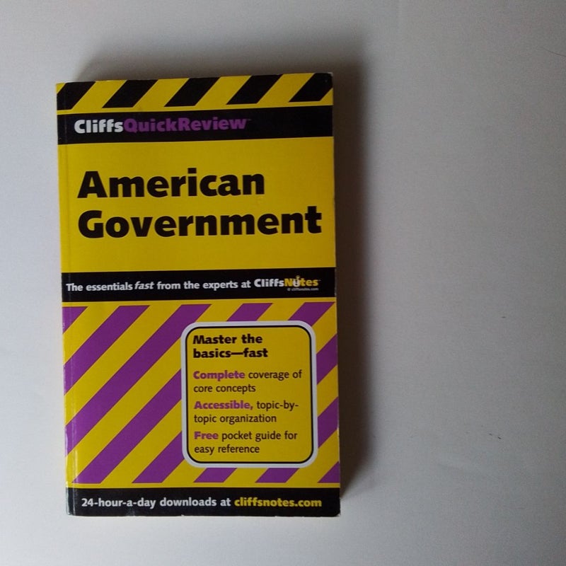 CliffsQuickReview American Government