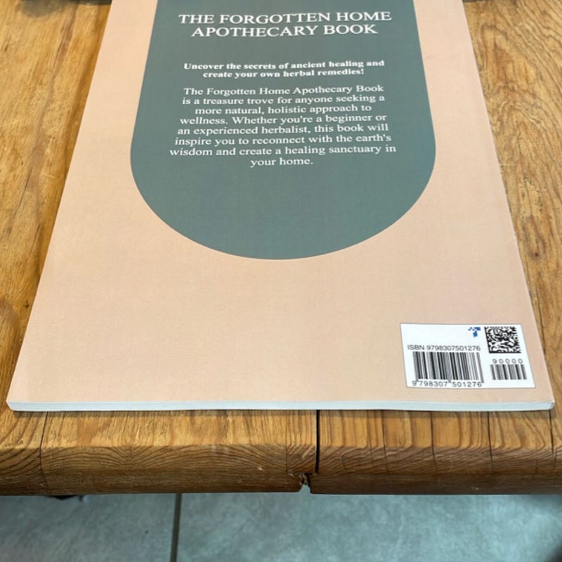 The Forgotten Home Apothecary Book