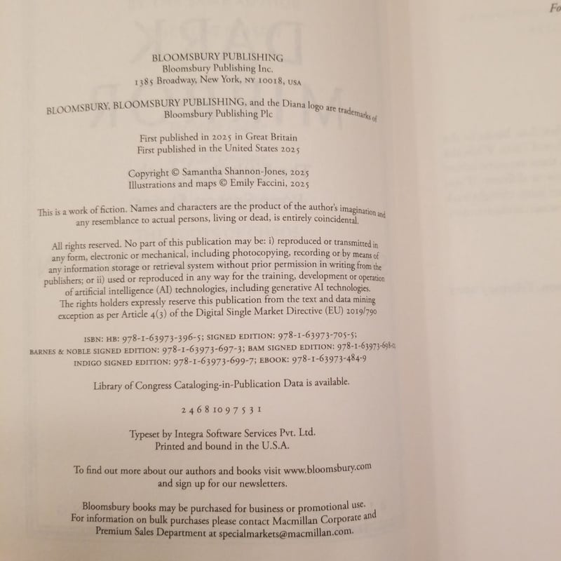 The Dark Mirror SIGNED