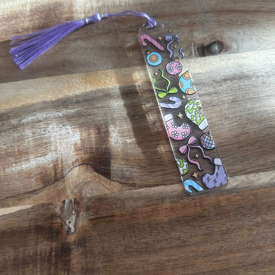 A pop of purple bookmark