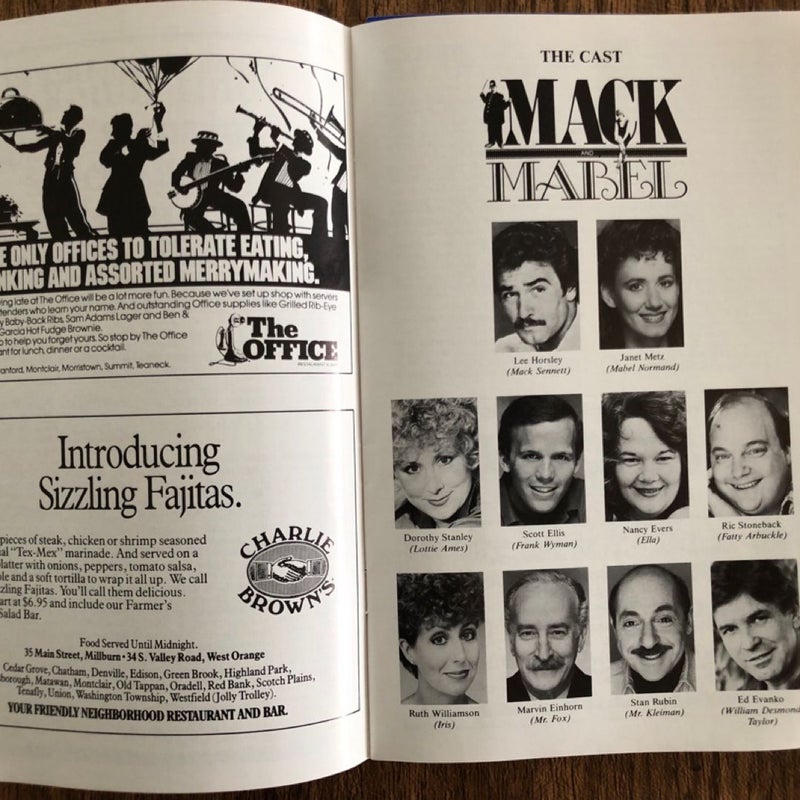 Mack and Mabel Playbill