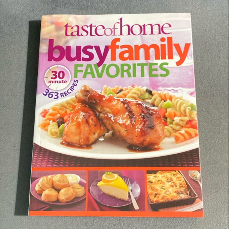 Taste of Home Busy Family Favorites