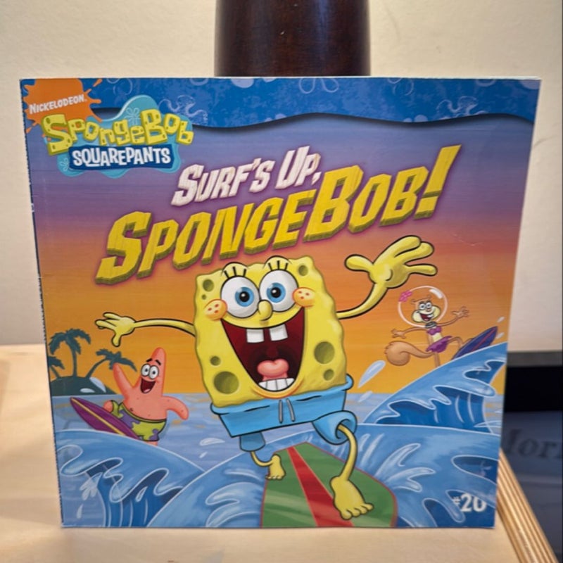 Surf's up, SpongeBob!