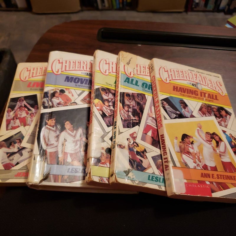 Lot of 5 1980's Cheerleaders Series