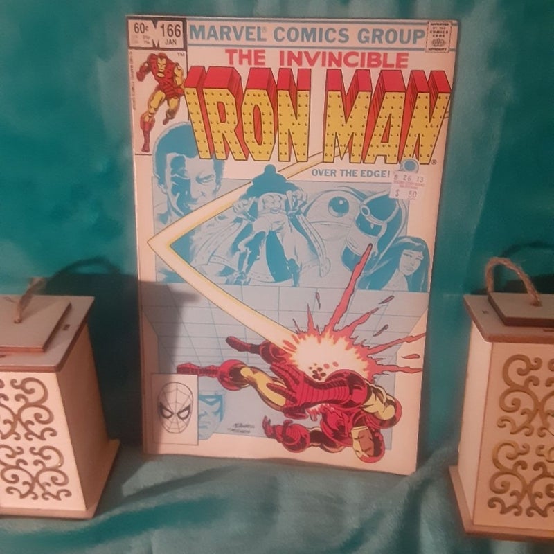 Iron Man 166 1st full appearance of Obadiah Stane 1982