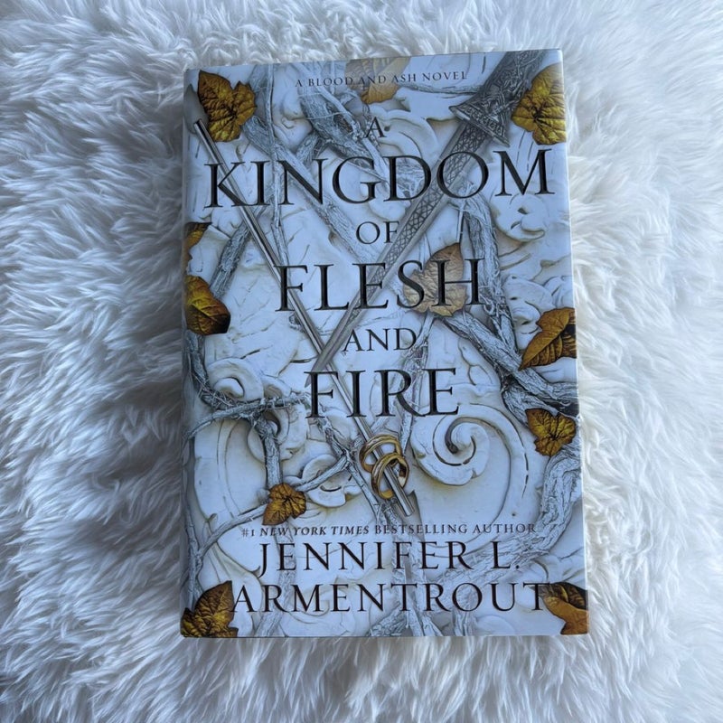 Two Hardback Books: From Blood and Ash + Kingdom of Flesh and Fire