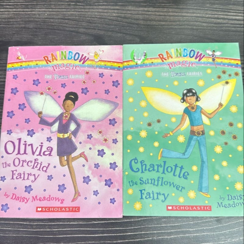 Charlotte the Sunflower Fairy & Olivia the Orchid Fairy Book Bundle