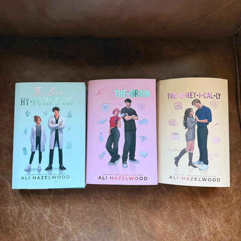 Ali Hazelwood eternal embers special edition Dust Jackets Signed Book Set