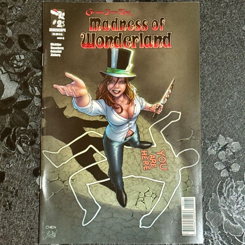 Grimm Fairy Tales Madness of Wonderland # 2 Cover B Zenescope Comics 