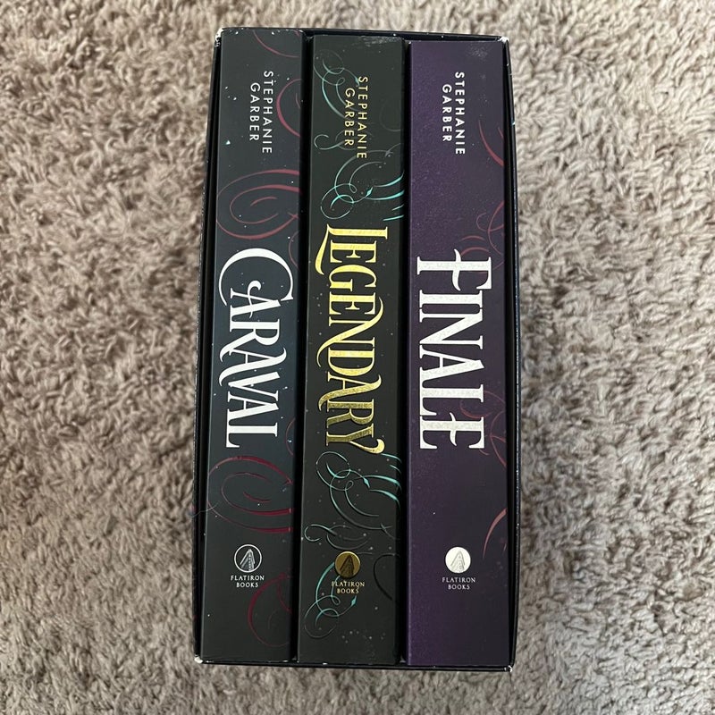 *SIGNED* Caraval Paperback Boxed Set