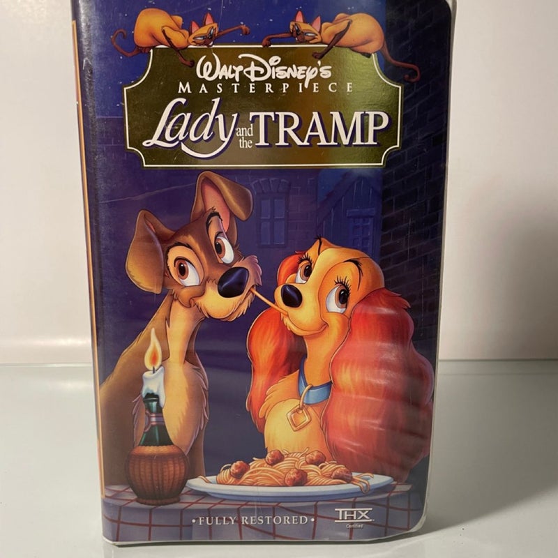 Lot of 6 Disney VHS Tapes Clamshell Children's Movies UNTESTED 90s 2000s