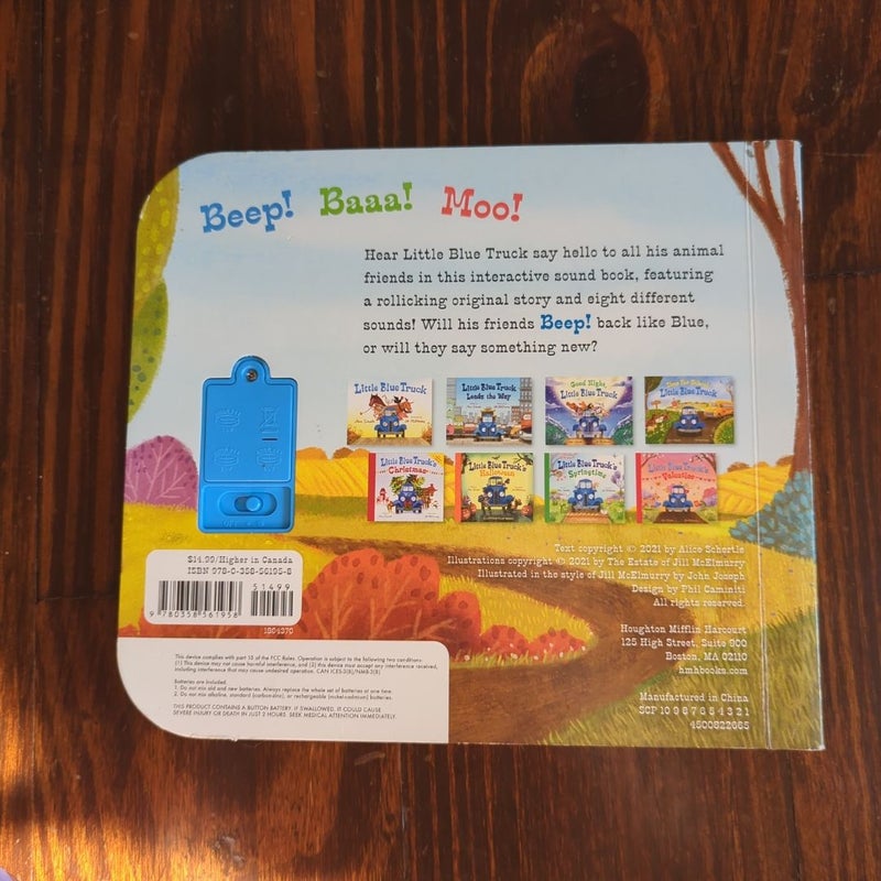 What Do You Say, Little Blue Truck? Sound Book