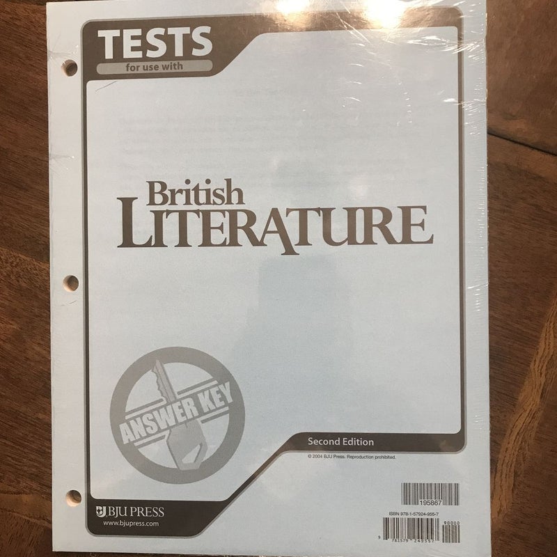 British Literature Teacher Book Set Grd 12 2nd Edition (2 Books)