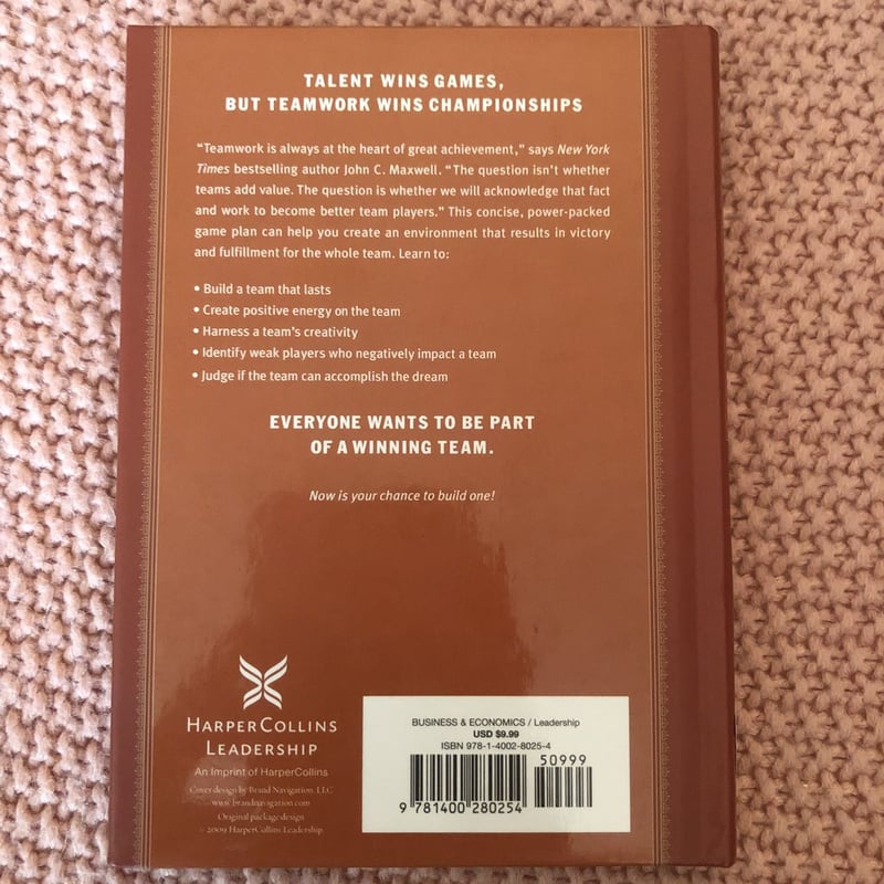 Teamwork 101 By John C Maxwell Hardcover Pango Books