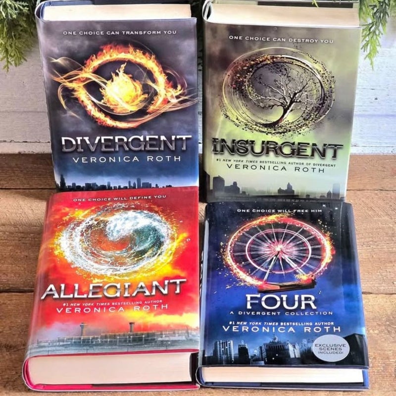 Divergent Insurgent Allegiant & Four Set