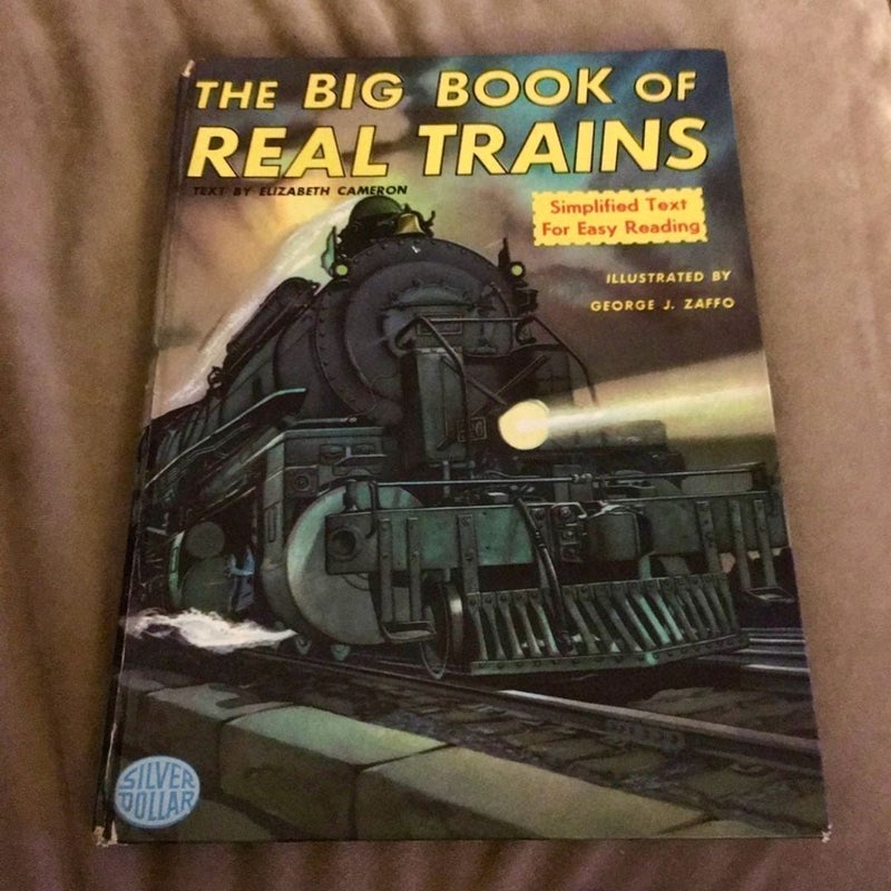 The Big Book Of Real Trains-Vintage 1963