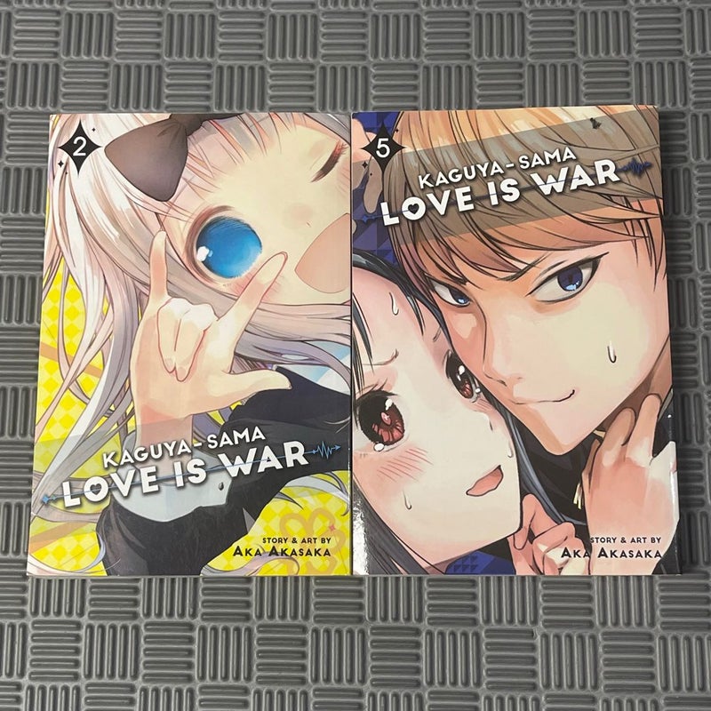 Kaguya-Sama Love Is War Volume 2 & 5 Bundle