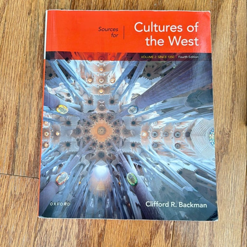 Sources for Cultures of the West, Volume 2