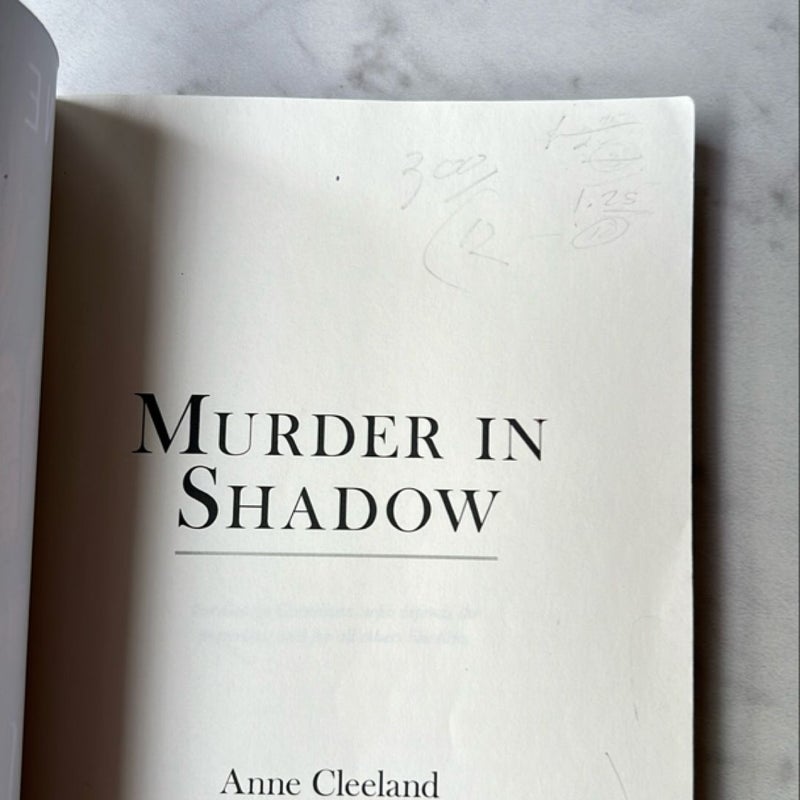 Murder in Shadow