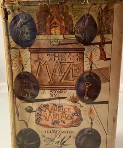 The Maze, Maurice Sandoz, 1st Edition w Dj - Salvador Dali -1945 - Rare Illust.