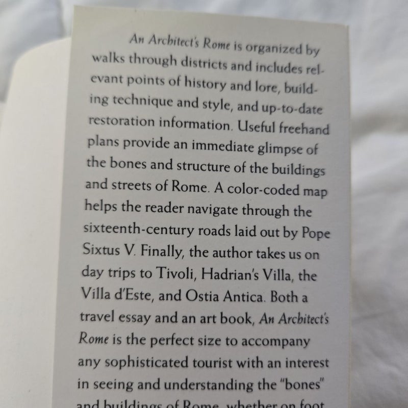 An Architect 's Rome by John M McGuire Jr paperback VG