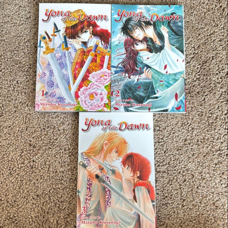 Yona of the Dawn, Vol. 1-3