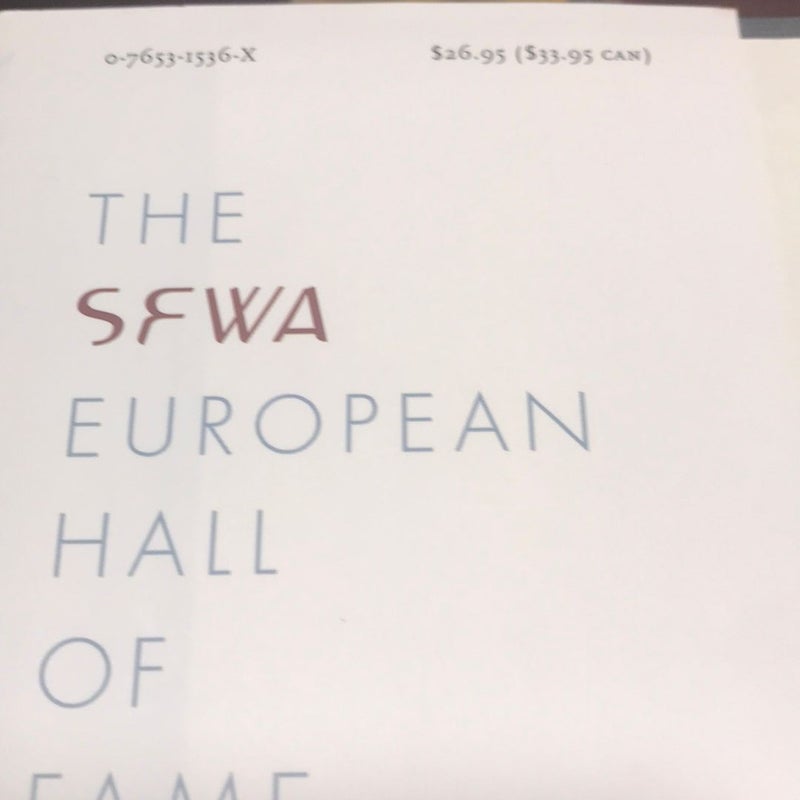1st/1st * The SFWA European Hall of Fame