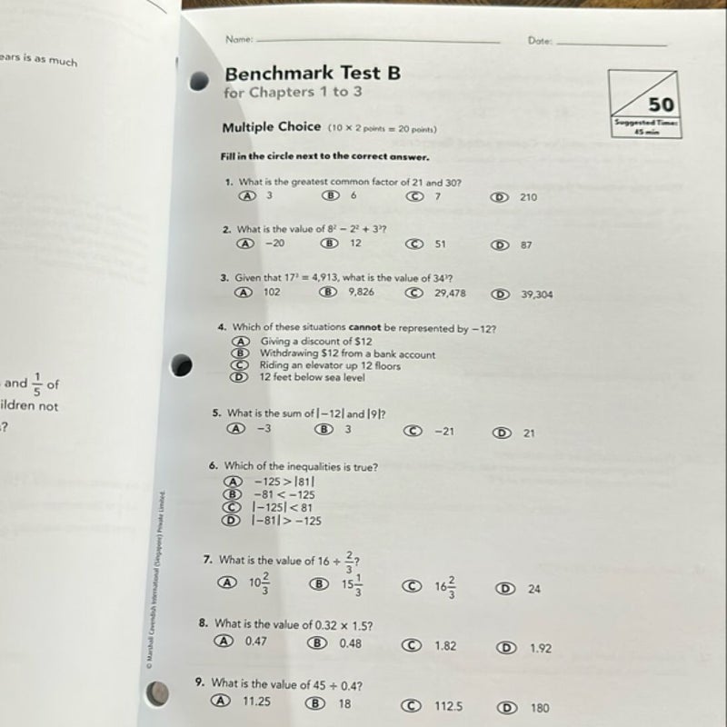 Math in Focus: Singapore Math