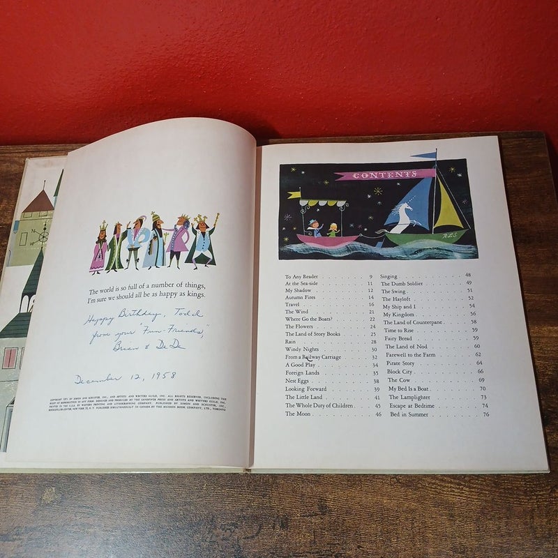 A Child's Garden of Verses  Big Golden Book 1951