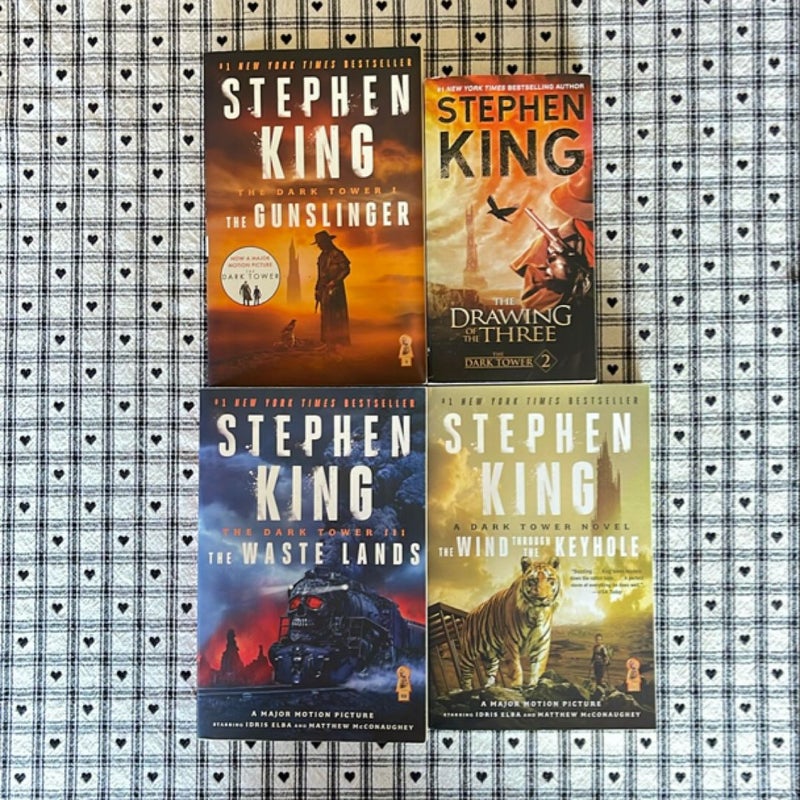 The Dark Tower I, II, III BUNDLE  |  The Gunslinger | The Drawing of the Three | The Waste Lands | The Wind Through the Keyhole 