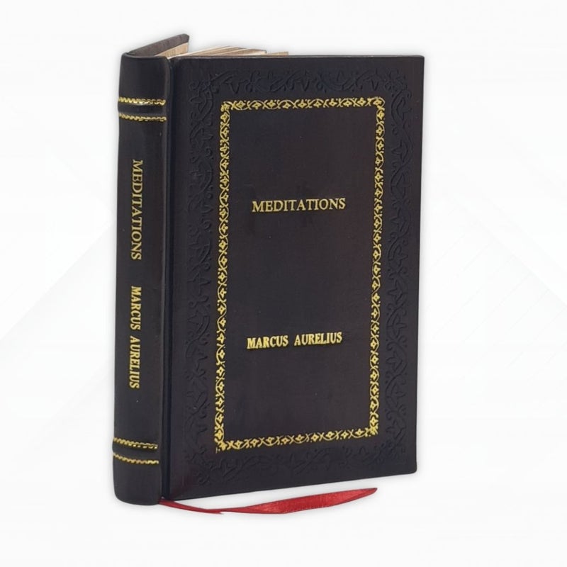 Meditations The Annotated Edition By Robin Waterfield (Ed.) Leather-Bound Edition