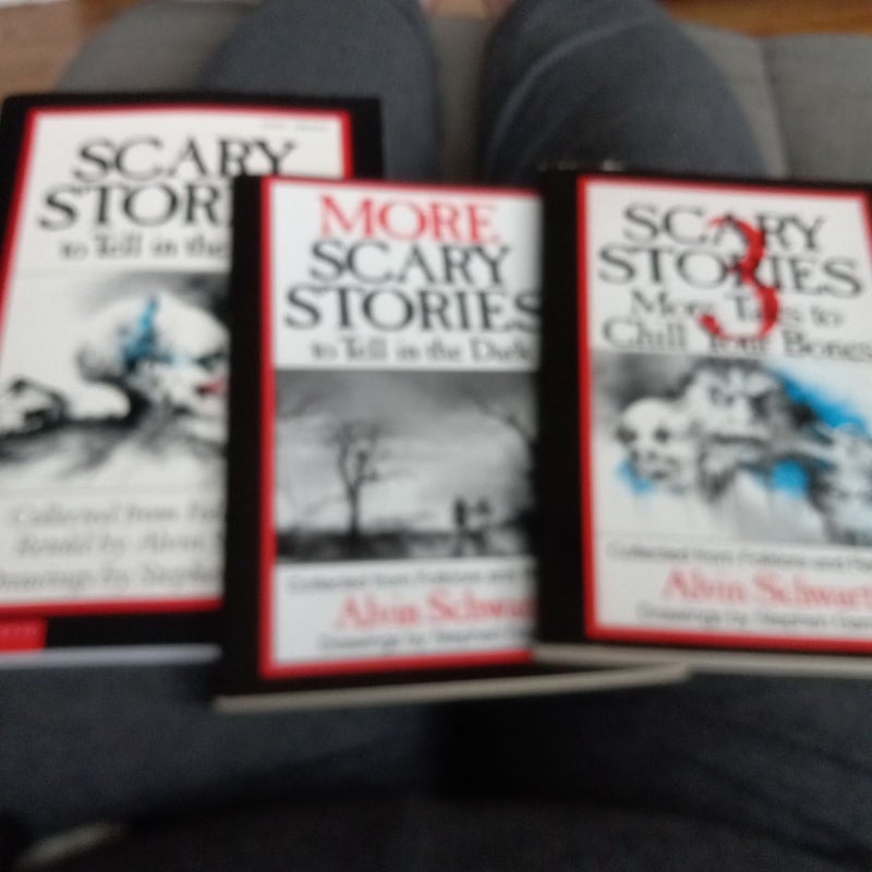 Scary stories 3 books total