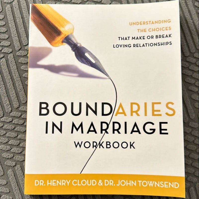 Boundaries in Marriage