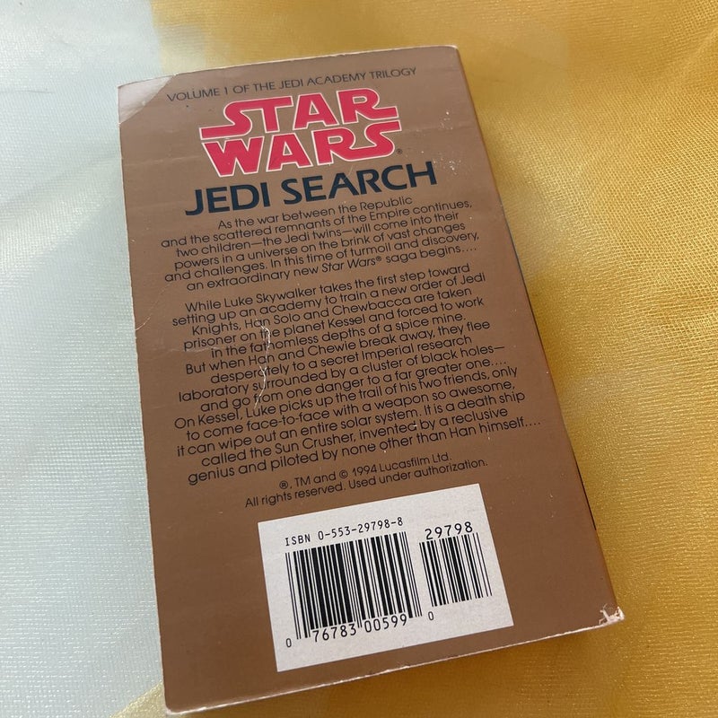 Jedi Search: Star Wars Legends (the Jedi Academy book 1)