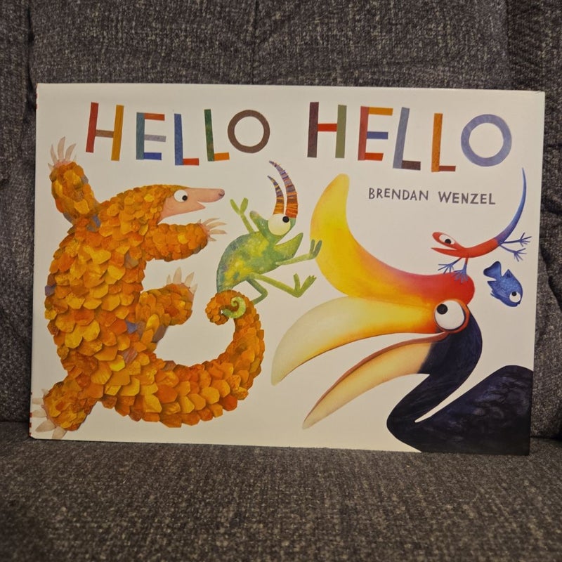 Hello Hello (Books for Preschool and Kindergarten, Poetry Books for Kids)