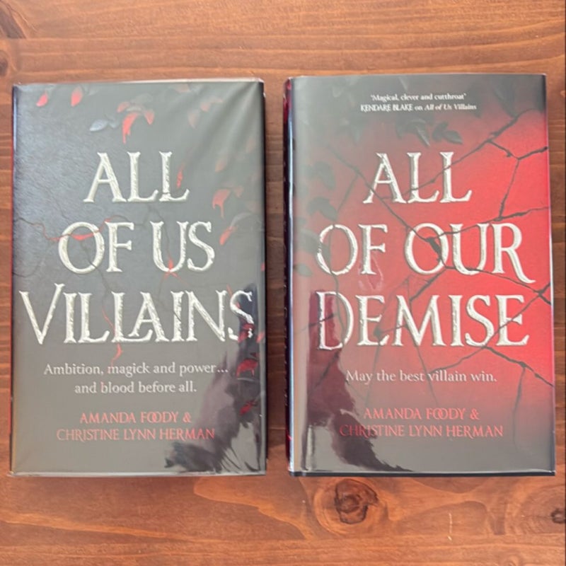 All of Us Villains & All Of Our Demise (Goldsboro Editions)