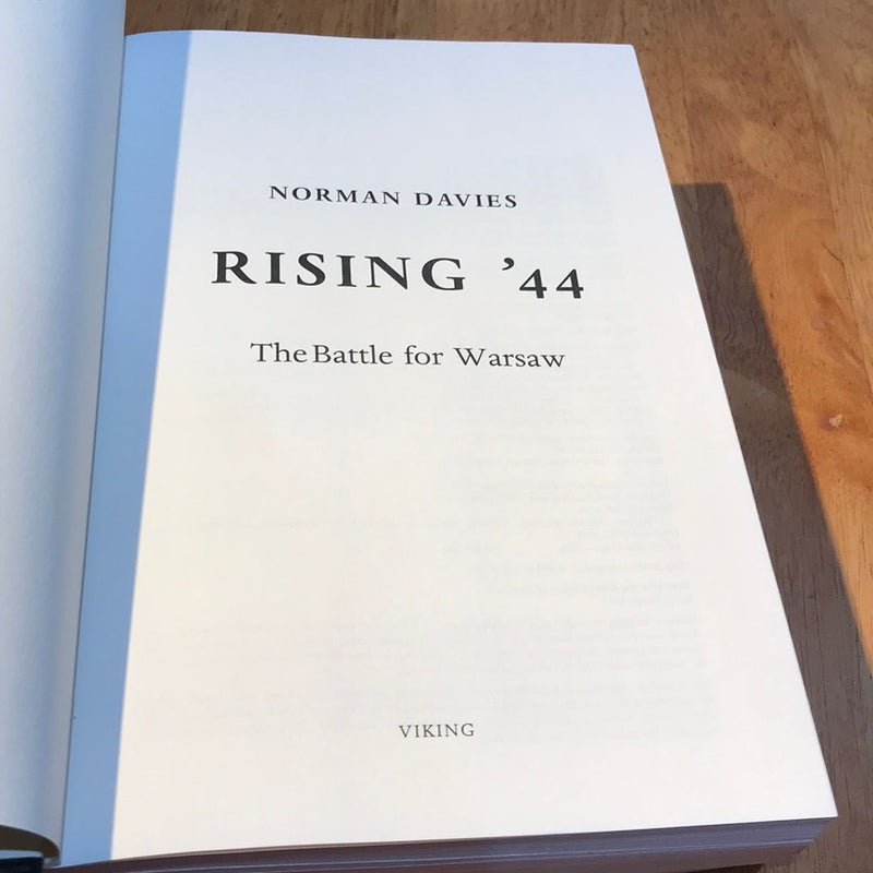 1st US ed./1st * Rising '44