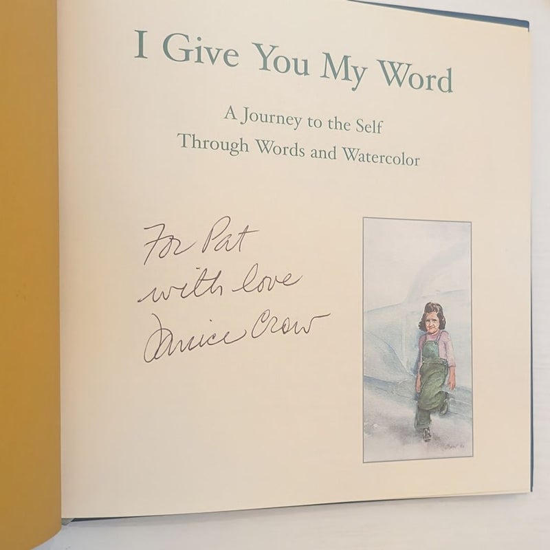 I Give You My Word *Signed by Author*
