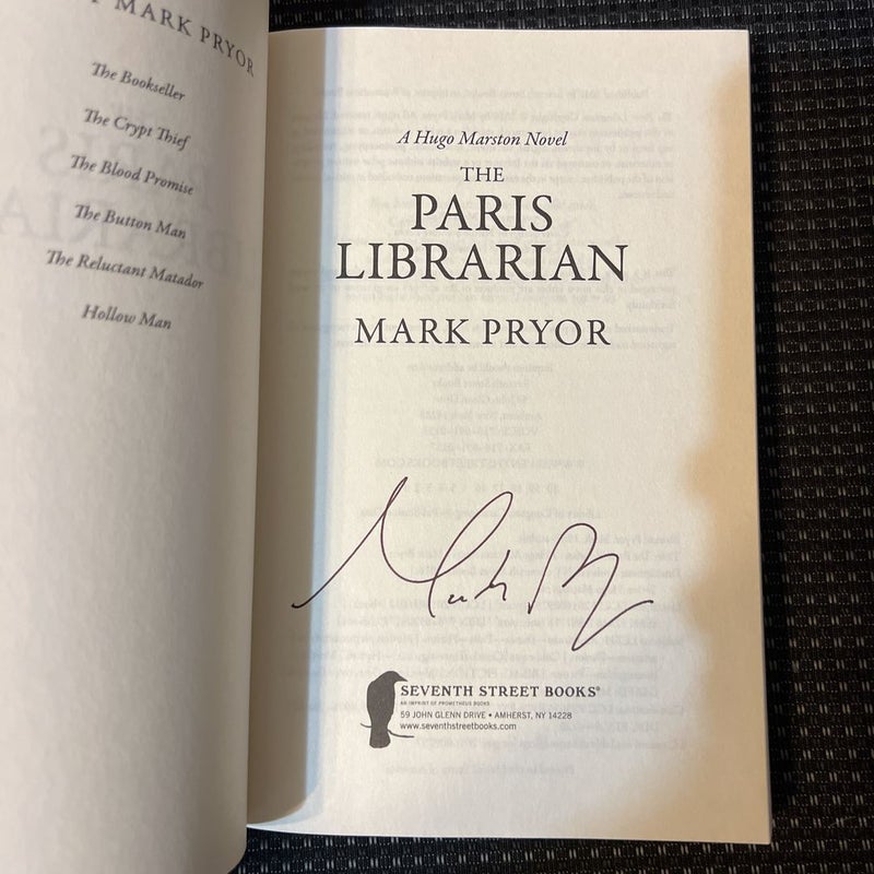 The Paris Librarian (signed by author)