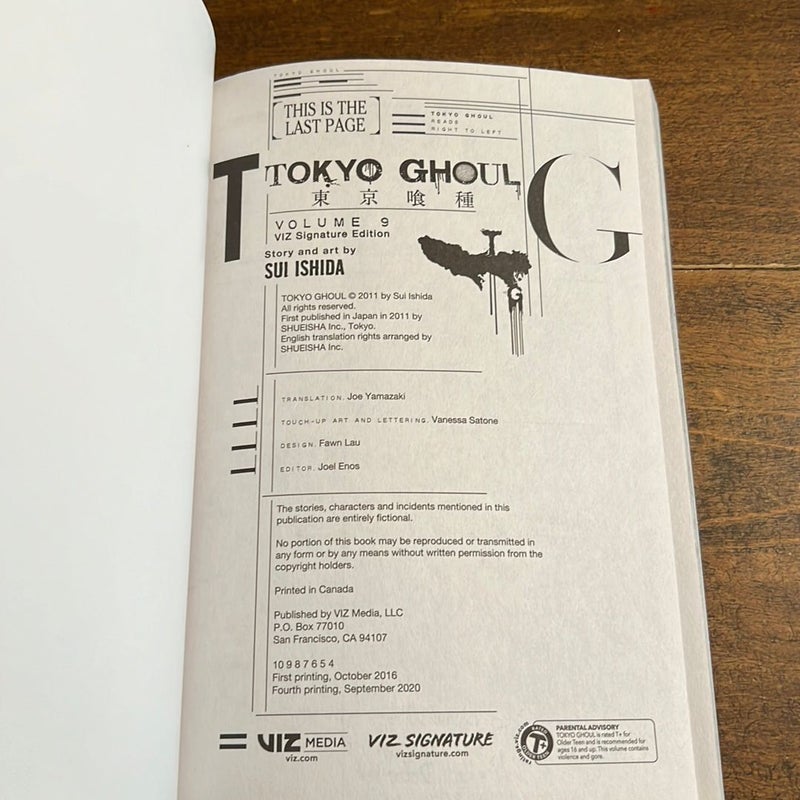 Tokyo Ghoul, Vol. 9