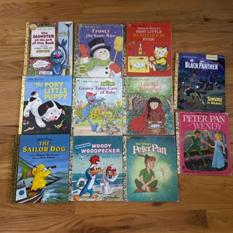 Lot of 12 children’s golden books 
