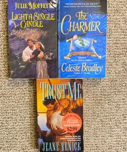 Romance Novels: Light a Single Candle/The Charmer/Trust Me