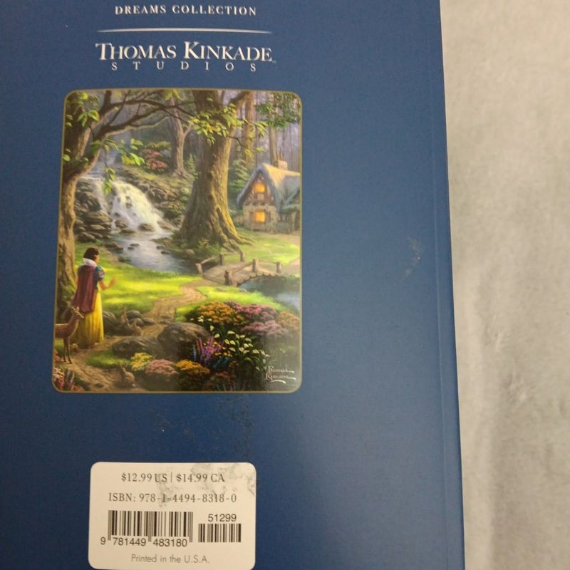 Disney Dreams Collection Thomas Kinkade Studios Coloring Book