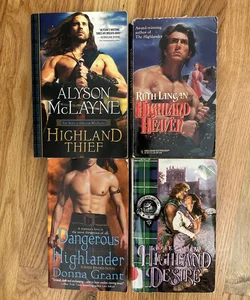 Lot of 4 Highlander stories - Dangerous Highlander, plus 3 more 