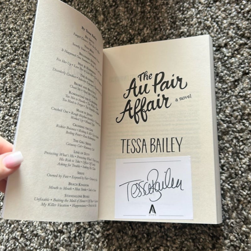 The Au Pair Affair (SIGNED)