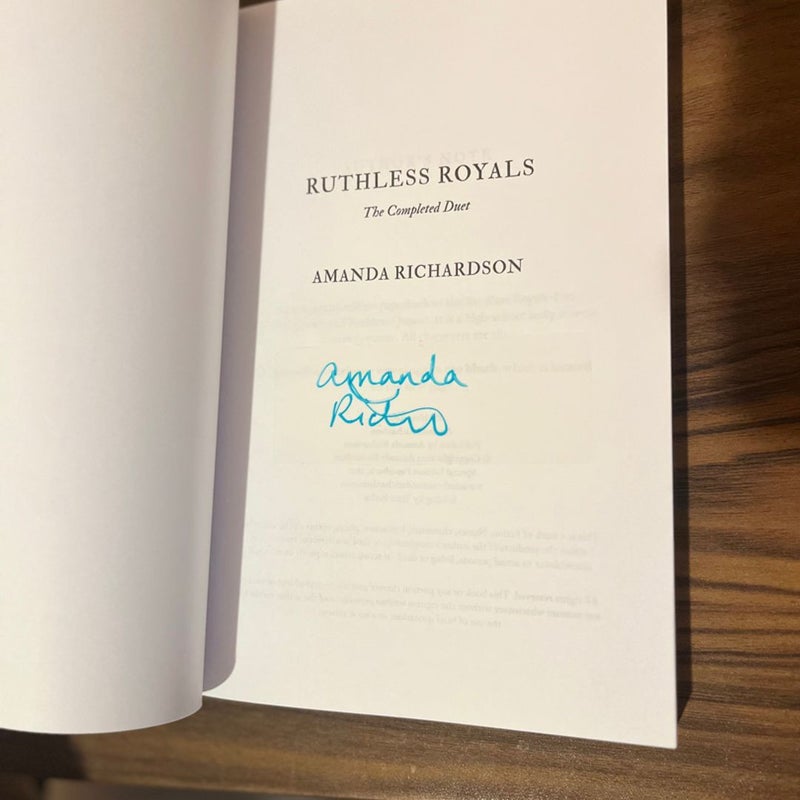 Ruthless Royals by Amanda Richardson