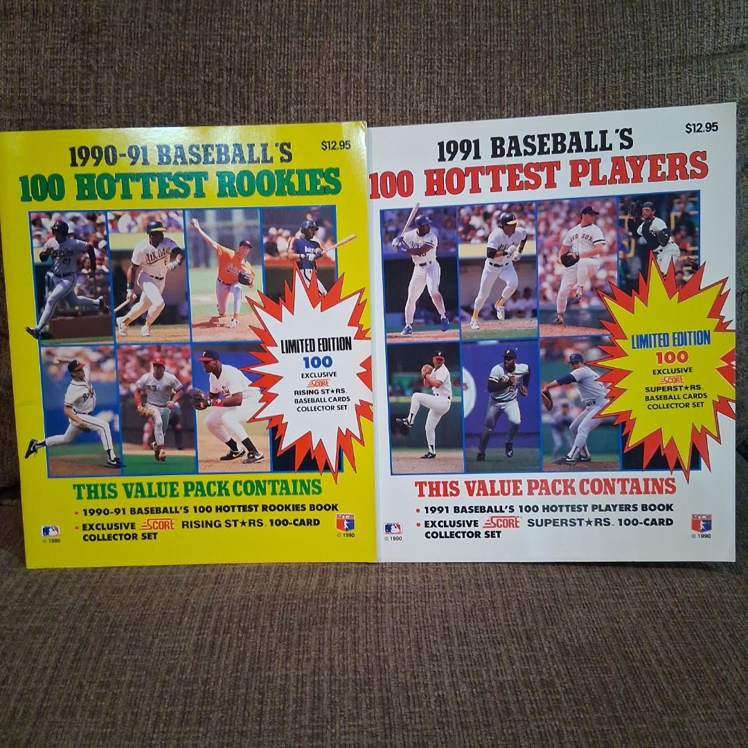 1990-1991 baseball's 100 hottest players & Rookies