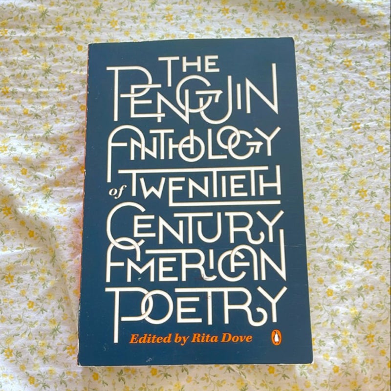 The Penguin Anthology of Twentieth-Century American Poetry